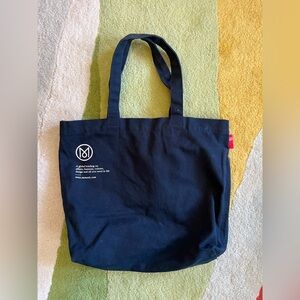 Monocle Magazine Navy Blue Tote Bag EUC